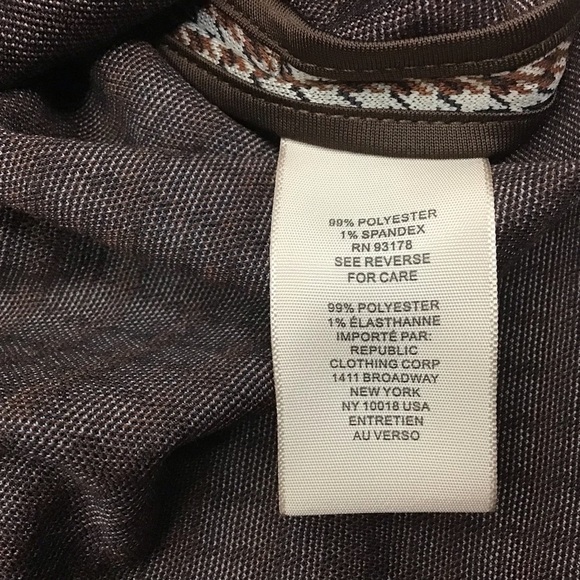 Philosophy ivory/ brown/slate houndstooth one button long blazer. Small. NWT - Picture 8 of 9